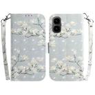 For Tecno Pop 10 / Spark Go 2 4G 3D Colored Horizontal Flip Leather Phone Case(Magnolia) - 1