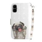 For Tecno Pop 10 / Spark Go 2 4G 3D Colored Horizontal Flip Leather Phone Case(Pug) - 3