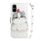 For Tecno Pop 10 / Spark Go 2 4G 3D Colored Horizontal Flip Leather Phone Case(Cute Cat) - 3