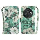 For Tecno Pop 9 5G / Spark 30C 5G 3D Colored Horizontal Flip Leather Phone Case(Watercolor Flower) - 1
