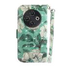 For Tecno Pop 9 5G / Spark 30C 5G 3D Colored Horizontal Flip Leather Phone Case(Watercolor Flower) - 3