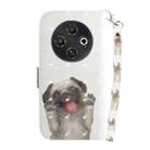 For Tecno Pop 9 5G / Spark 30C 5G 3D Colored Horizontal Flip Leather Phone Case(Pug) - 3