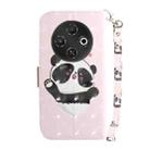 For Tecno Pop 9 5G / Spark 30C 5G 3D Colored Horizontal Flip Leather Phone Case(Heart Panda) - 3