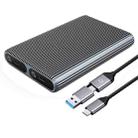 ORICO AM2C3-2N Dual-bay M.2 NVME + NVME SSD Enclosure(Grey) - 1