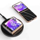 For Motorola Razr 50 / Razr 60  Nano Electroplating Galactic Pattern Protective Phone Case(Black) - 2