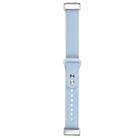 For Fitbit Charge 5 PU Leather Replacement Watch Band(Blue) - 1