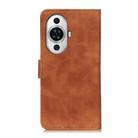 For Huawei nova 11 4G KHAZNEH Retro Texture Horizontal Flip Leather Phone Case(Brown) - 3