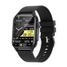 KT64 1.96 inch IPS Screen Smart Watch Supports Bluetooth Calls/Blood Oxygen Monitoring(Black) - 1