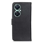 For Huawei nova 11i/Enjoy 60 Pro KHAZNEH Cowhide Texture Horizontal Flip Leather Phone Case(Black) - 3