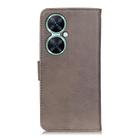 For Huawei nova 11i/Enjoy 60 Pro KHAZNEH Cowhide Texture Horizontal Flip Leather Phone Case(Khaki) - 3