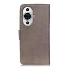 For Huawei nova 11 4G KHAZNEH Cowhide Texture Horizontal Flip Leather Phone Case(Khaki) - 3