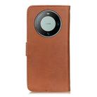 For Huawei Mate 60 KHAZNEH Cowhide Texture Horizontal Flip Leather Phone Case(Brown) - 3