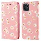For iPhone 11 Pro Max Glittering Daisy Magnetic Horizontal Flip Leather Case with Holder & Card Slots & Photo Frame(Pink) - 1