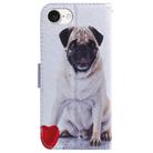 For iPhone SE 2024 Coloured Drawing Flip Leather Phone Case(Pug) - 3