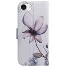 For iPhone SE 2024 Coloured Drawing Flip Leather Phone Case(Magnolia) - 3