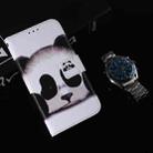 For iPhone 16 Coloured Drawing Flip Leather Phone Case(Panda) - 2
