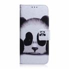 For iPhone 16 Coloured Drawing Flip Leather Phone Case(Panda) - 3