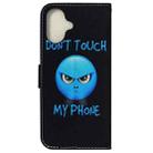 For iPhone 16 Plus Coloured Drawing Flip Leather Phone Case(Anger) - 3