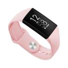 For Fitbit Charge 3 18mm Solid Color Silicone Watch Band A(Pink) - 1