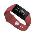 For Fitbit Charge 3 18mm Solid Color Silicone Watch Band A(Crimson) - 1