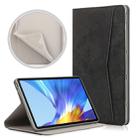 For Huawei Honor V6 Marble Cloth Texture Horizontal Flip Leather Case with Card Slot & Holder(Black) - 1