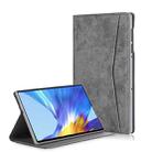 For Lenovo Tab M10 Plus Marble Cloth Texture Horizontal Flip Leather Case with Card Slot & Holder(Grey) - 1