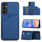 For Samsung Galaxy A05s Skin Feel PU + TPU + PC Card Slots Phone Case(Royal Blue) - 1