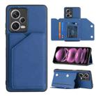 For Xiaomi Redmi Note 12 Pro 5G Skin Feel PU + TPU + PC Card Slots Phone Case(Royal Blue) - 1
