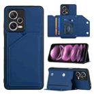 For Xiaomi Redmi Note 12 Pro+ 5G Global Skin Feel PU + TPU + PC Card Slots Phone Case(Royal Blue) - 1