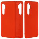 For Xiaomi Mi Note 10 Lite Solid Color Liquid Silicone Shockproof Full Coverage Protective Case(Red) - 1