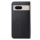 For Google Pixel 7 5G Tricolor Stitching Horizontal Flip Leather Phone Case(Black) - 3