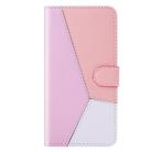 For Google Pixel 8 Tricolor Stitching Horizontal Flip Leather Phone Case(Pink) - 2