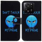 For Xiaomi 13T / 13T Pro / Redmi K60 Ultra Coloured Drawing Flip Leather Phone Case(Anger) - 1