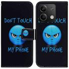 For Xiaomi Redmi Note 13 5G Coloured Drawing Flip Leather Phone Case(Anger) - 1