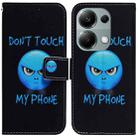 For Xiaomi Redmi Note 13 Pro 4G Coloured Drawing Flip Leather Phone Case(Anger) - 1