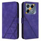 For Infinix GT 20 Pro-X6871 Crossbody 3D Embossed Flip Leather Phone Case(Purple) - 2