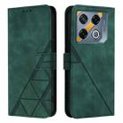 For Infinix GT 20 Pro-X6871 Crossbody 3D Embossed Flip Leather Phone Case(Dark Green) - 2