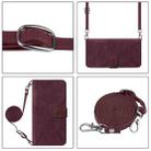 For Infinix GT 20 Pro-X6871 Crossbody 3D Embossed Flip Leather Phone Case(Wine Red) - 3