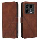 For Infinix Note 40 5G Crossbody 3D Embossed Flip Leather Phone Case(Brown) - 2