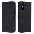For Infinix GT 30 Pro Crossbody 3D Embossed Flip Leather Phone Case(Black) - 2