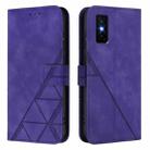 For Infinix GT 30 Pro Crossbody 3D Embossed Flip Leather Phone Case(Purple) - 2