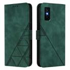 For Infinix GT 30 Pro Crossbody 3D Embossed Flip Leather Phone Case(Dark Green) - 2