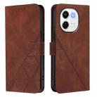 For Tecno Spark 30 5G / Pova 6 Neo 5G Crossbody 3D Embossed Flip Leather Phone Case(Brown) - 2