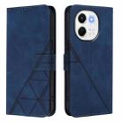 For Tecno Spark 30 5G / Pova 6 Neo 5G Crossbody 3D Embossed Flip Leather Phone Case(Blue) - 2