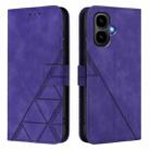 For Tecno Pop 10 Crossbody 3D Embossed Flip Leather Phone Case(Purple) - 2