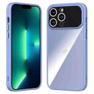 For iPhone 13 Pro Max Large Window Acrylic + TPU Phone Case(Grass Ash) - 1