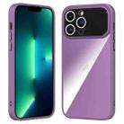 For iPhone 13 Pro Max Large Window Acrylic + TPU Phone Case(Night Purple) - 1