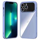 For iPhone 13 Pro Large Window Acrylic + TPU Phone Case(Grass Ash) - 1
