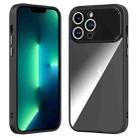 For iPhone 13 Pro Large Window Acrylic + TPU Phone Case(Black) - 1