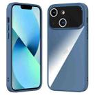 For iPhone 13 Large Window Acrylic + TPU Phone Case(Sapphire) - 1